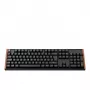 Keychron K10 HE bezdrôtová magnetická klávesnica so spínačmi nemecké rozloženie (čierna/drevo, DE rozloženie, Gateron Double-Rail Magnetic Nebula, Hot-Swap, hliníkový rám, RGB)