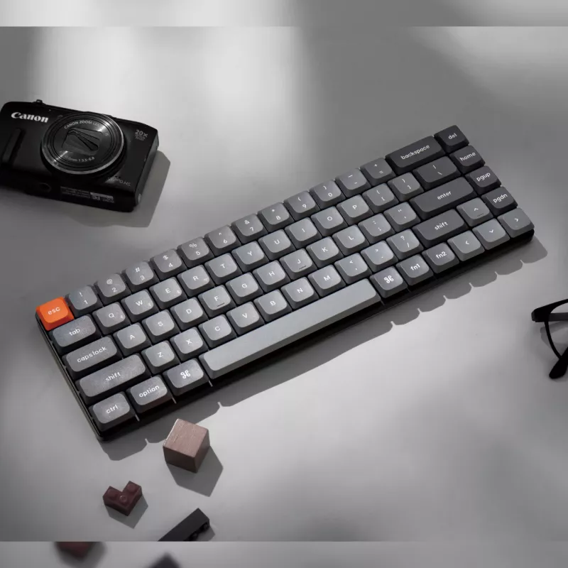 Keychron K7 Max QMK/VIA 65% bezdrôtová mechanická klávesnica | červené switche