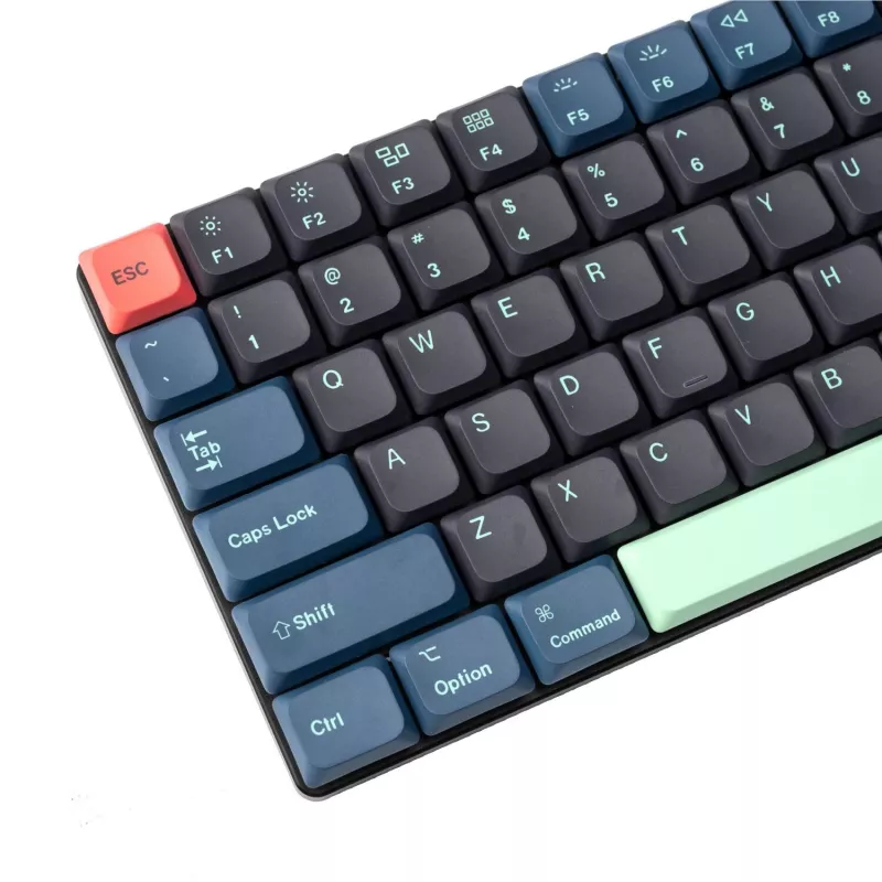 Keychron Low Profile Dye-Sub PBT LSA Full Set sada klávesov – Hacker Edition (133 klávesov, PBT, Low Profile)
