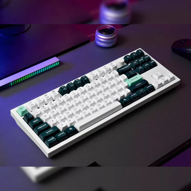 Keychron Q3 HE QMK 80% bezdrôtová custom mechanická klávesnica (Nebula Switch) - Shell White