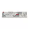 Keychron Q6 Max QMK/VIA bezdrôtová mechanická custom klávesnica OSA Gateron Red Jupiter Switches - Shell White