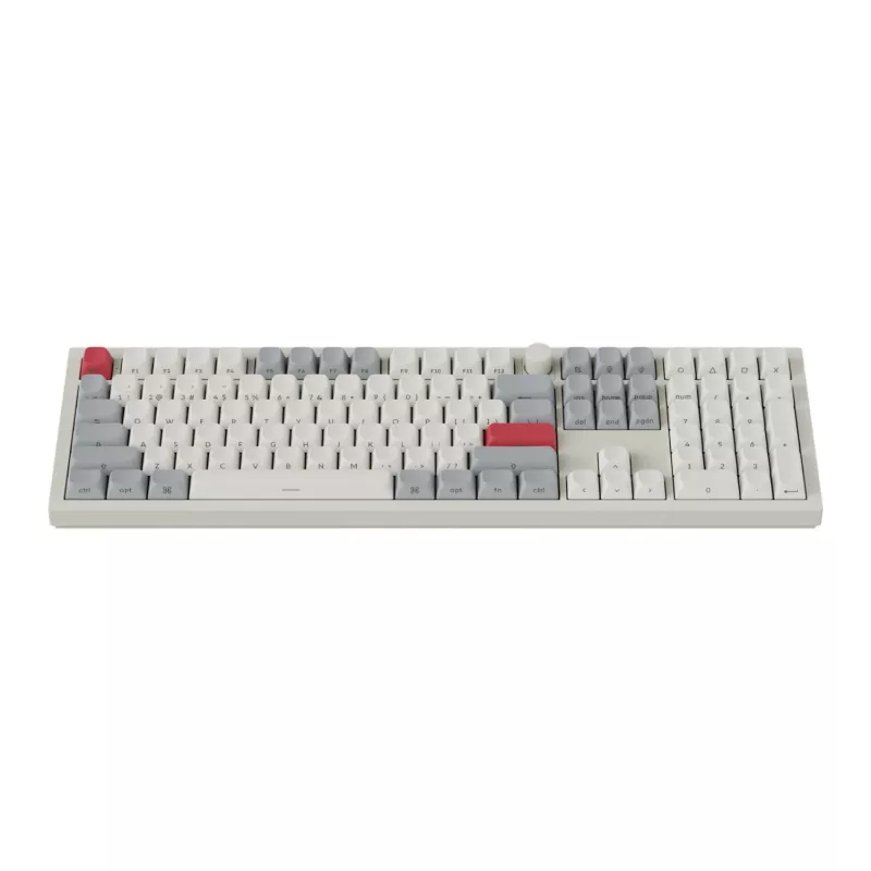 Keychron Q6 Max QMK/VIA bezdrôtová mechanická custom klávesnica OSA Gateron Red Jupiter Switches - Shell White