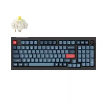 Keychron V5 Max bezdrôtová custom klávesnica - Banana Switch