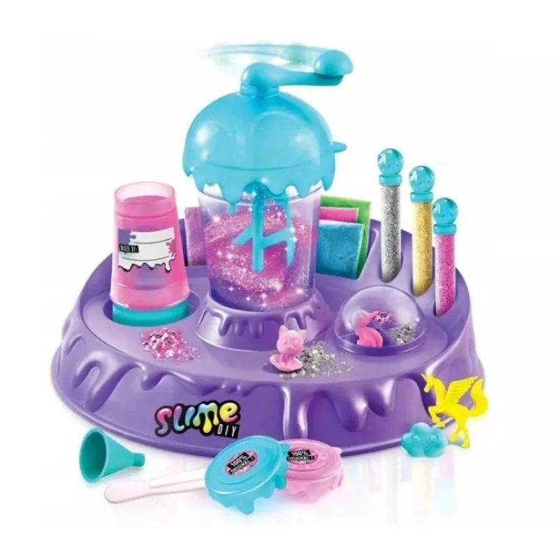 Kiddyz DIY Slime Factory: veľká sada s trblietkami a figúrkami na výrobu slizu