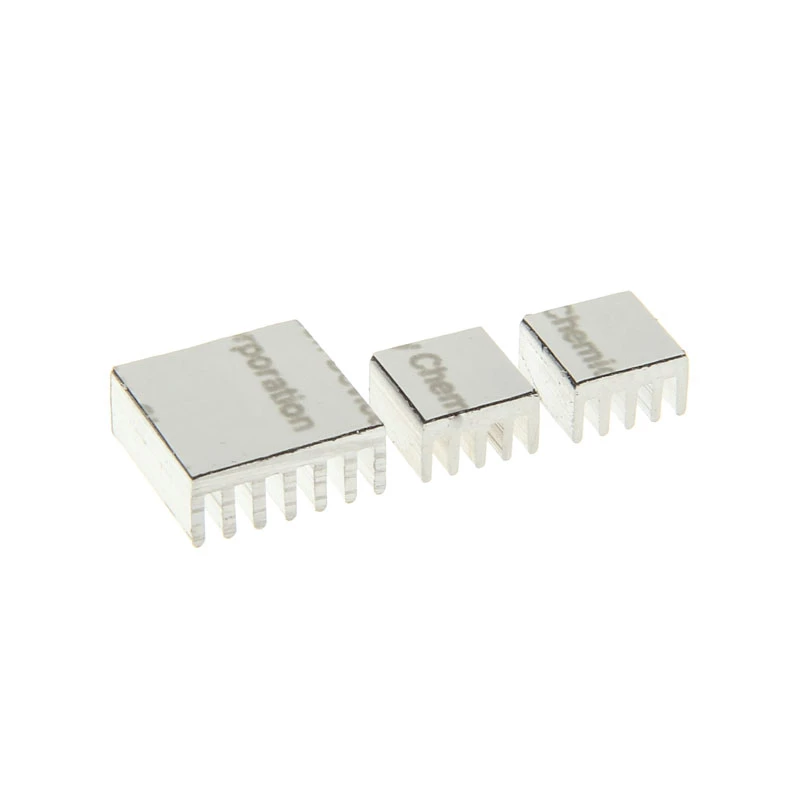 KING MOD SERVICE Raspberry Pi Sada chladičov - strieborná
