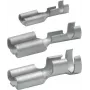 Klauke 18201A Neizolovaná plochá konektorová objímka 0,5-1,0 mm², 6,3 mm konektor samec, crimp, E-Cu pocínovaná, DIN 46247, balenie 100 ks