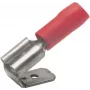 Klauke 720AZ plochá konektorová objímka s odbočkou, 6,3 x 0,8 mm, 180°, 0,5-1 mm²