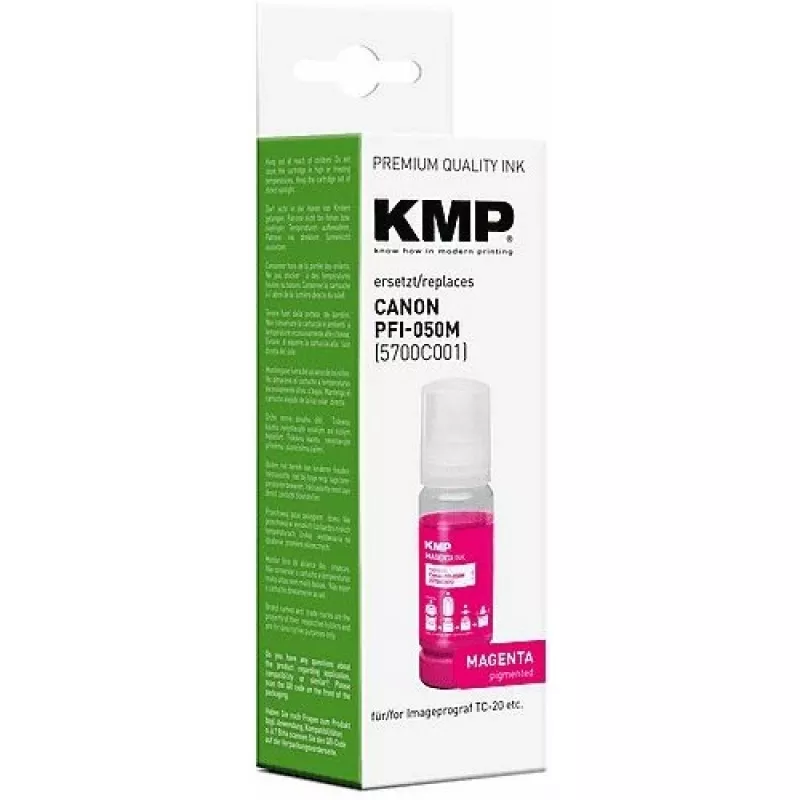 KMP Canon PFI050M (5700C001) magenta náplň kompatibilná
