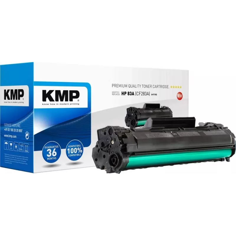 KMP H-T193 kompatibilná tonerová kazeta čierna 80g pre HP 83A