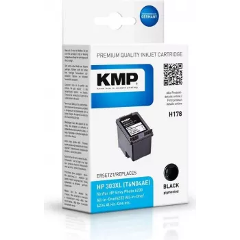 KMP kazeta HP 303XL (T6N04AE) čierna 600 strán repasovaná
