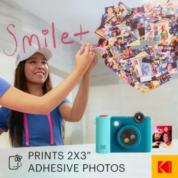 Kodak SMILE+ Instant Print Camera, 2x3'', modrá