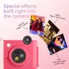 Kodak SMILE+ fotoaparát s okamžitou tlačou, 2x3 palca, Fuchsia