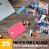 KODAK STEP prenosná mobilná fototlačiareň - ZINK 2x3 palca - 1 ppm - Bluetooth - ružová
