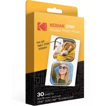 Kodak ZINK 2x3'' 50x76 mm 30 listov predseknutý samolepiaci fotografický papier