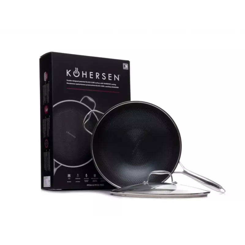 Kohersen Black Cube 32 cm Wok