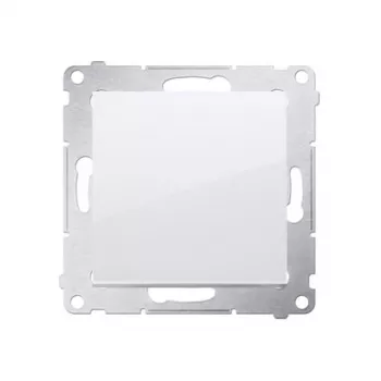 KONTAK-SIMON Simon 54 modul biely tlačidlo 1x NO + 1x NC pružinové svorky 10AX 250V