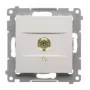 KONTAK-SIMON Simon 54 Premium TV/R/SAT zásuvka, biela (DAK1.01/11)