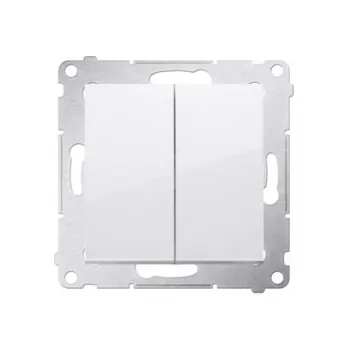 KONTAK-SIMON Simon 54 séria spínací modul, biela, pružinové svorky, 10AX 250V, 2-pólový