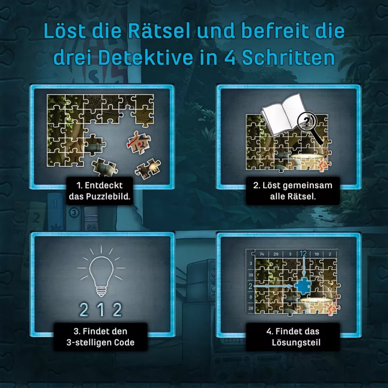 KOSMOS EXIT - Das Puzzle: Die drei ??? Toteninsel (500 dielov)