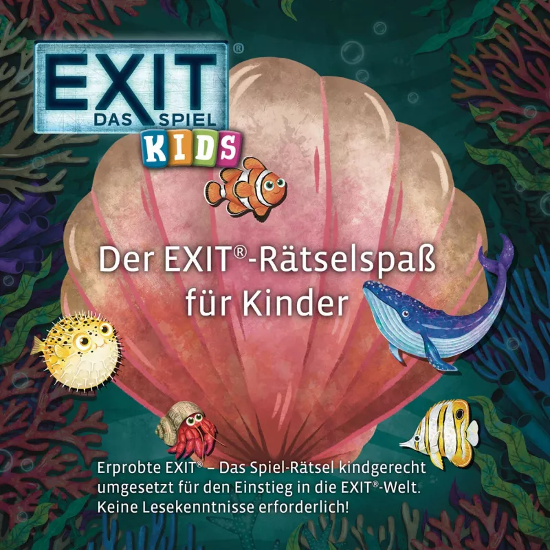 Kosmos EXIT - Das Spiel Kids zábavné hádanky v mori