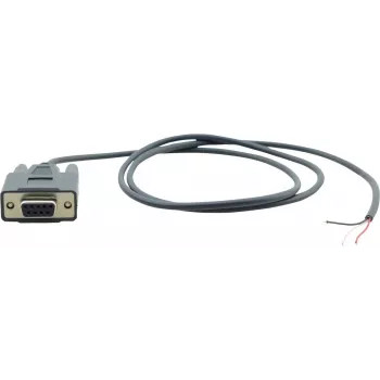 Kramer Electronics C-D9F/OPEN RS-232 ovládací kábel, DB9 konektor samica na otvorený koniec, 3 m, čierny 95-0210010