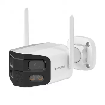 Kruger&Matz Connect C130 outdoorová WiFi pan-tilt kamera 4MP s Tuya Smart Life, IP66, nočné videnie, obojsmerný zvuk
