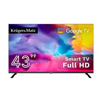 Kruger&Matz KM0243FHD-G2 43 palcov Full HD Google TV s DVB-T2/S2/T/C H.265 HEVC