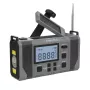 Kruger & Matz KM0838 Solárne núdzové rádio s 10000mAh powerbankou, LED baterkou, dynamovou kľukou, AM/FM/NOAA, SOS alarmom