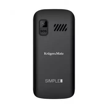Kruger&Matz Simple 923 4G GSM telefón pre seniorov - čierny