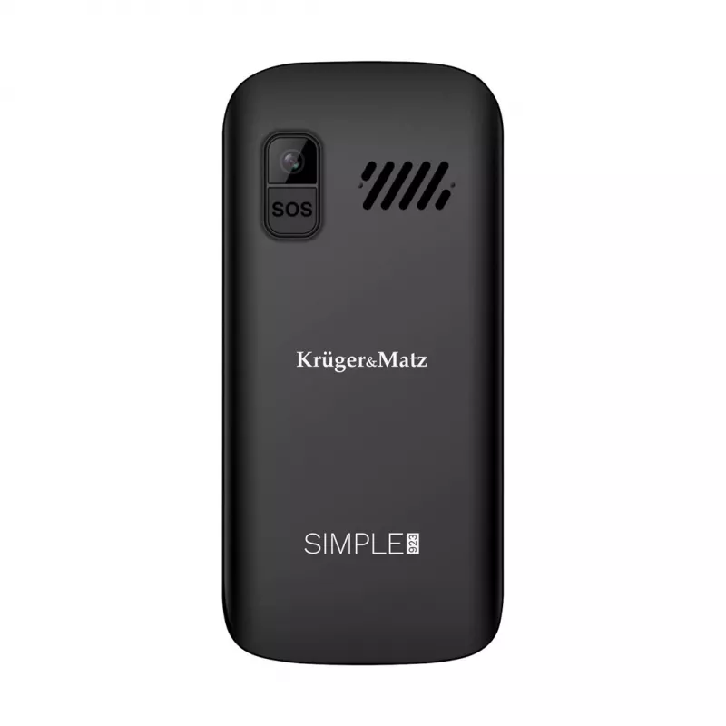 Kruger&Matz Simple 923 4G GSM telefón pre seniorov - čierny
