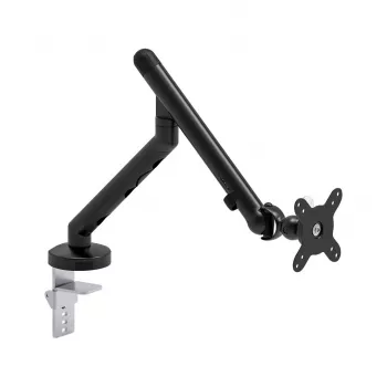 Kruger & Matz Warrior GU-100 Držiak monitora - jednoramenný, stolová svorka/priechodka, čierny