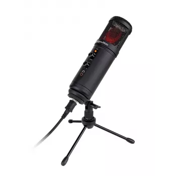 KRUGER & MATZ Warrior GV-100 USB mikrofón na hry a vlogovanie