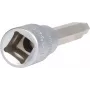 KS TOOLS 1/2 palca vnútorný šesťhranný bitový nástrčný kľúč, dlhý, 7 mm (911.1327)