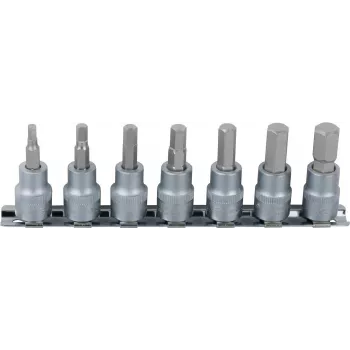 KS TOOLS 1/4 palca vnútorný šesťhranný bit-nástrčný set, 7-dielny, 2,5-8 mm (911.1544)