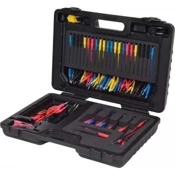 KS TOOLS 12/24V Master diagnostická testovacia a meracia káblová súprava, 92-dielna (150.0950)