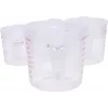 KS TOOLS 3-dielna sada odmeriek, 250/500/1000 ml, priehľadný PP s modrou stupnicou, vhodné na potraviny, umývateľné v umývačke, stohovateľné 150.9205