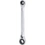 KS TOOLS dvojitý krúžkový račňový kľúč set, 10 x 13 mm & 17 x 19 mm, 4-in-1 BT013901
