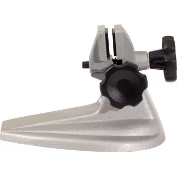 KS TOOLS stojan na mikrometer pre vonkajšie mikrometre do 100 mm, liatinová základňa, chrómované upínacie čeľuste, protišmykové nožičky 300.0680