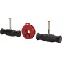 KS Tools sada rukovätí sťahováka drôtu, 3-dielna, flexibilné pružinové oceľové hriadele, ergonomické 2-komponentové rukoväte, 160/180/200 mm, BT681150