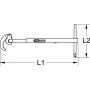 KS TOOLS teleskopický kľúč na sifón, Ø 32-63mm (126.2000)