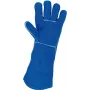 KS TOOLS zváračské kožené rukavice dlhé, XL (985.7040)