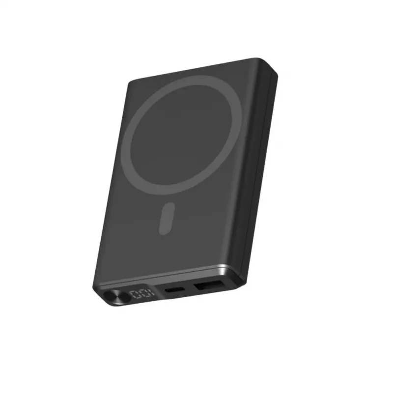 KSIX magnetická powerbanka 10000 mAh 22,5W, čierna