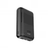KSIX powerbanka Mini 10000mAh 10W s káblom USB-A USB-C čierna