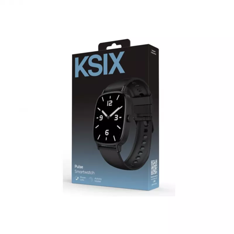 KSIX Smartwatch PULSE, čierna