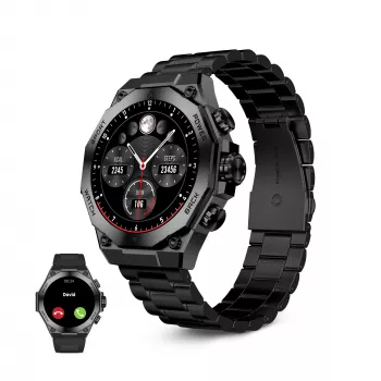 KSIX Smartwatch TITANIUM, čierne