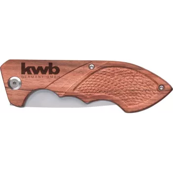 kwb 021990 EDC vreckový nôž hnedý - nehrdzavejúca oceľ