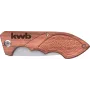 kwb 021990 EDC vreckový nôž hnedý - nehrdzavejúca oceľ