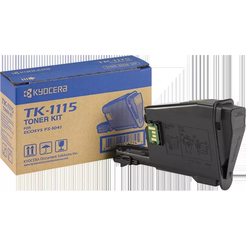 Kyocera TK-1115 čierna originálna tonerová kazeta (1T02M50NL0)