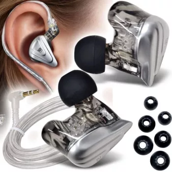 KZ ZSX TERMINATOR Hybrid 12-Driver In-Ear Monitors s odnímateľným káblom