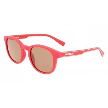 Lacoste Childish L3644S-615 slnečné okuliare - červený rám, sivé šošovky - 48/21/135 mm - unisex detské